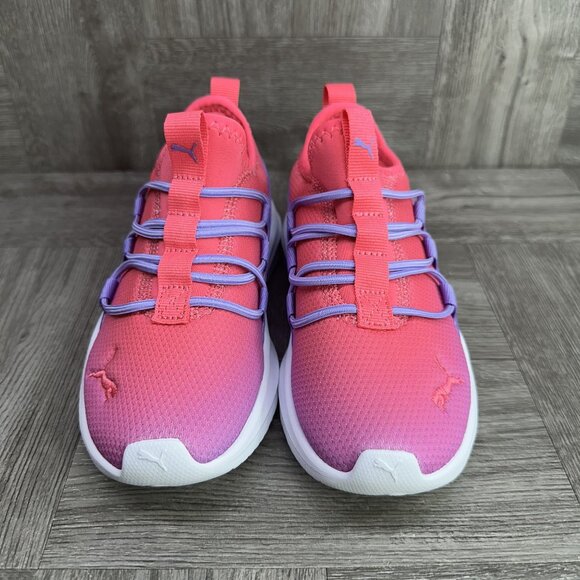 Puma One4All Kids size 3 Multicolored Slip On Shoes - Picture 5 of 9